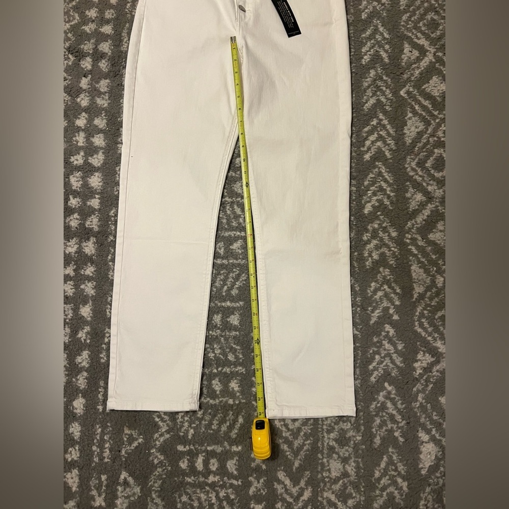 NWT Banana Republic high rise slim button fly White Jeans size 28/6 (A302) - Picture 4 of 8